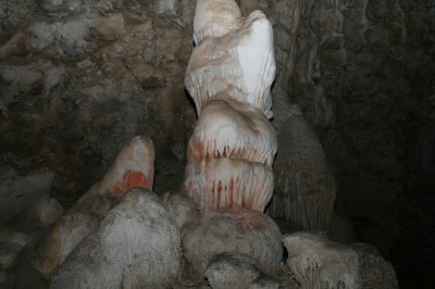 Column with stalactites
