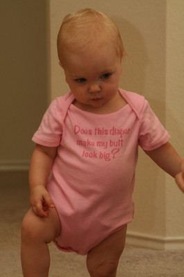Thank you Grams for the shirt... and it does not!! :)